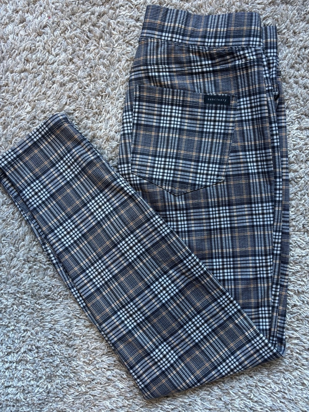 Sanctuary x Anthropologie Runway Plaid Leggings - Picture 1 of 2